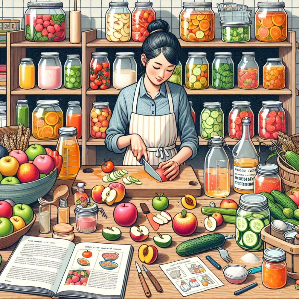 Cómo hacer conservas de frutas y verduras