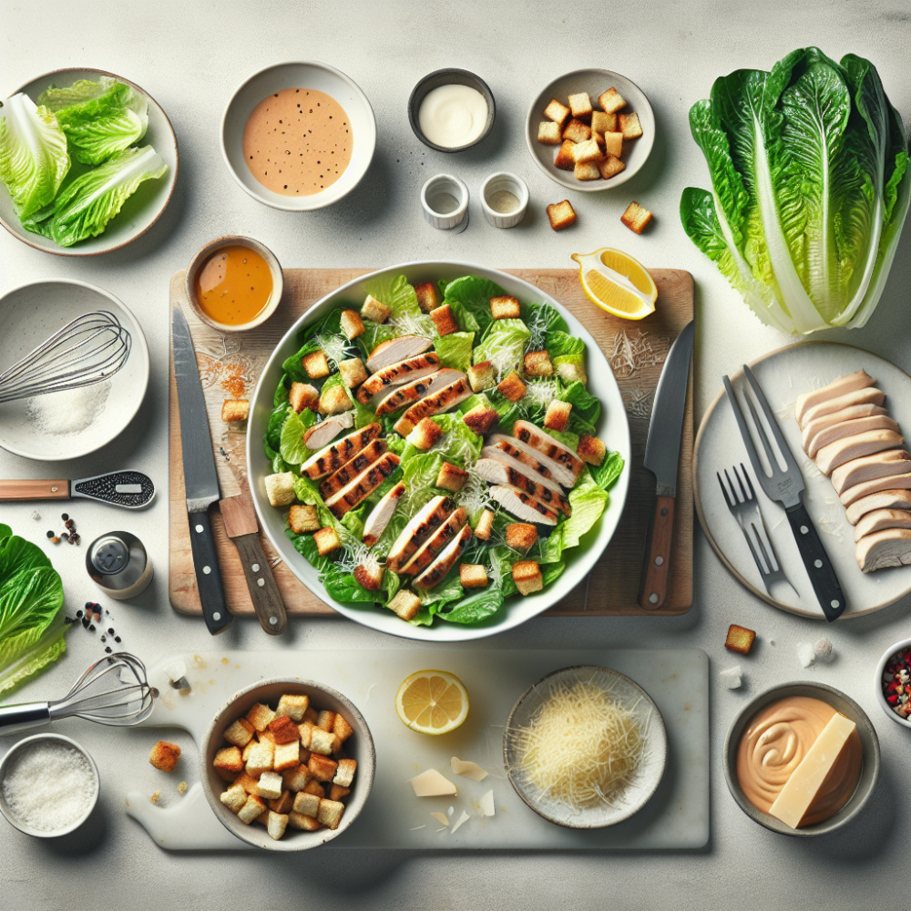 Cómo Preparar una Ensalada César Clásica