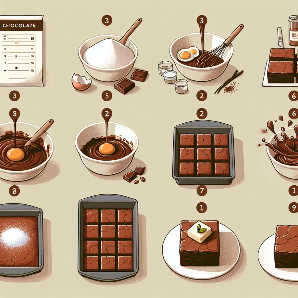Receta de Brownies de Chocolate para Principiantes