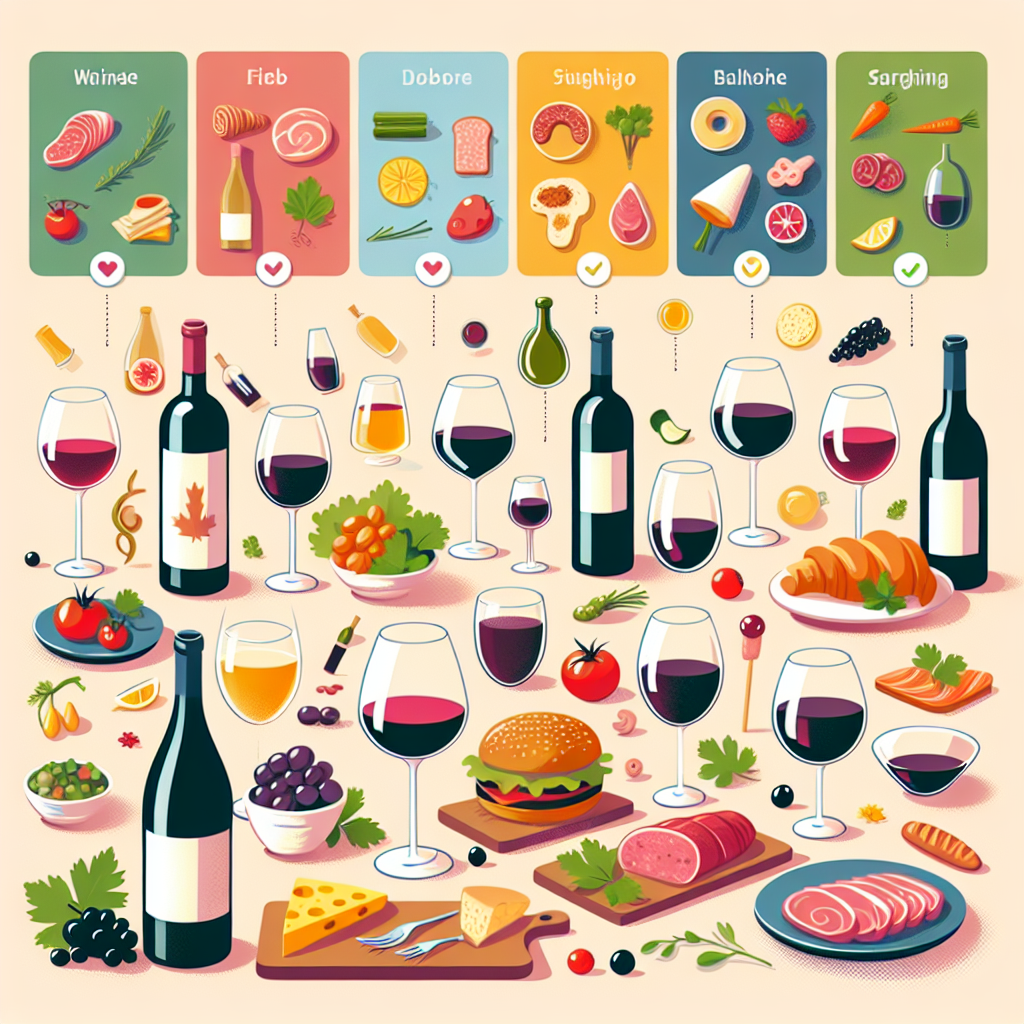 Guía para maridar vinos y comidas