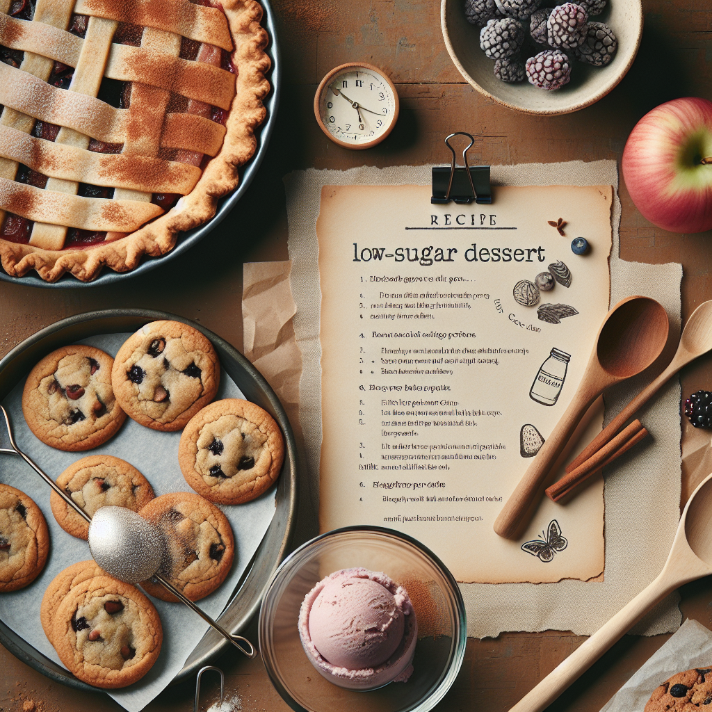 Recetas de postres bajos en azúcar