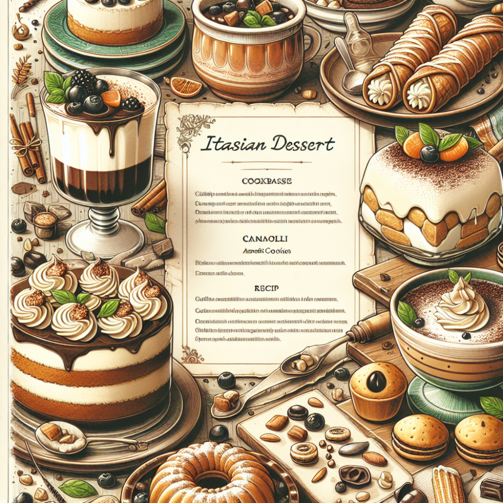 Recetas de Postres Italianos Clásicos