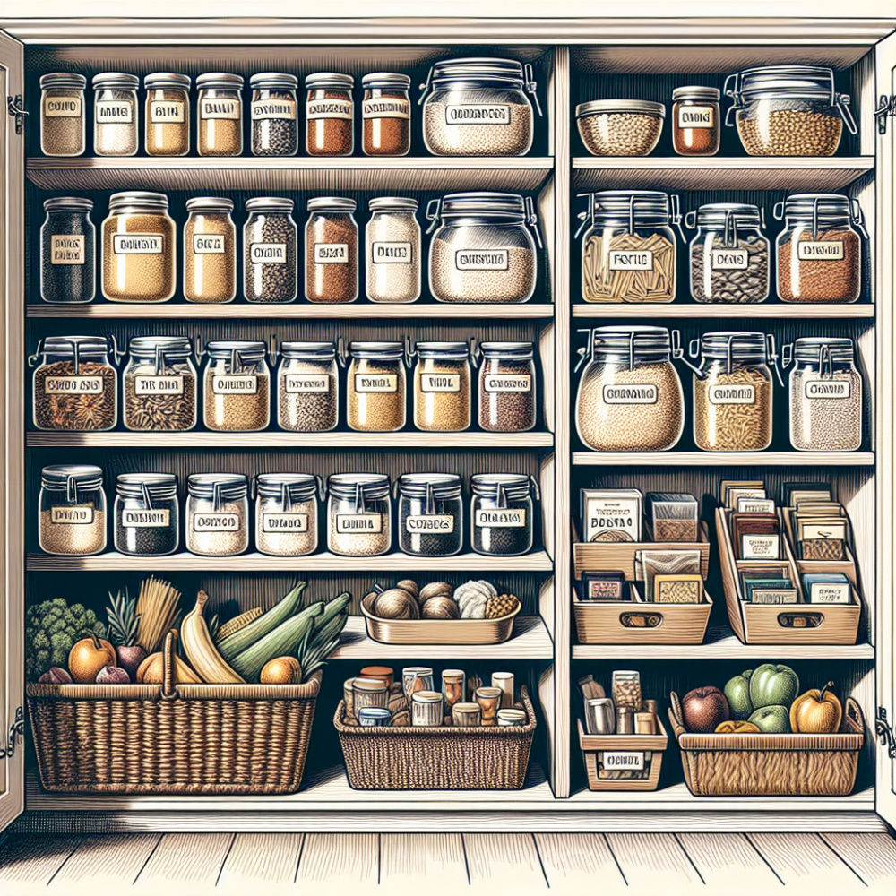 Cómo organizar tu despensa de manera eficiente