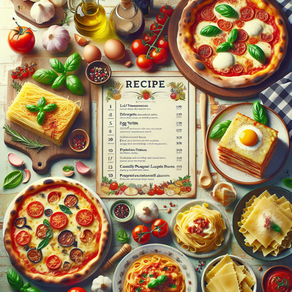 Recetas de comida italiana tradicional