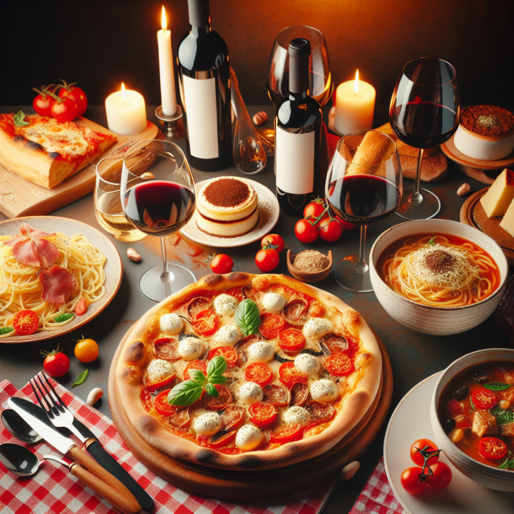 Recetas de cocina italiana para una cena romántica