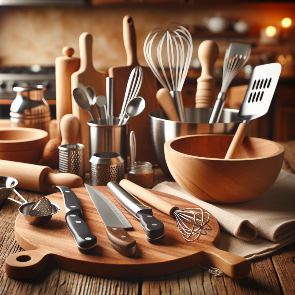 Utensilios básicos para un chef casero