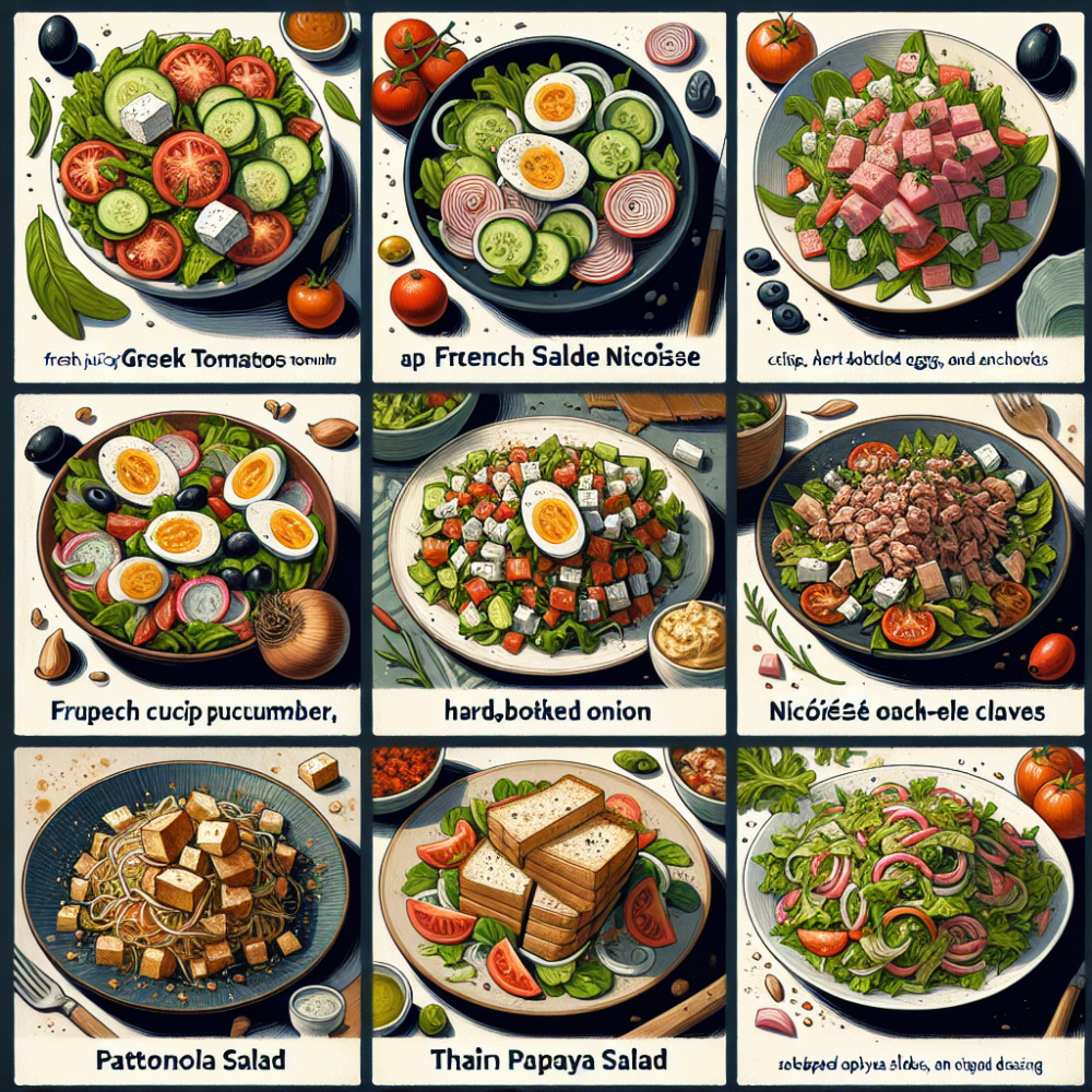 Recetas de ensaladas internacionales