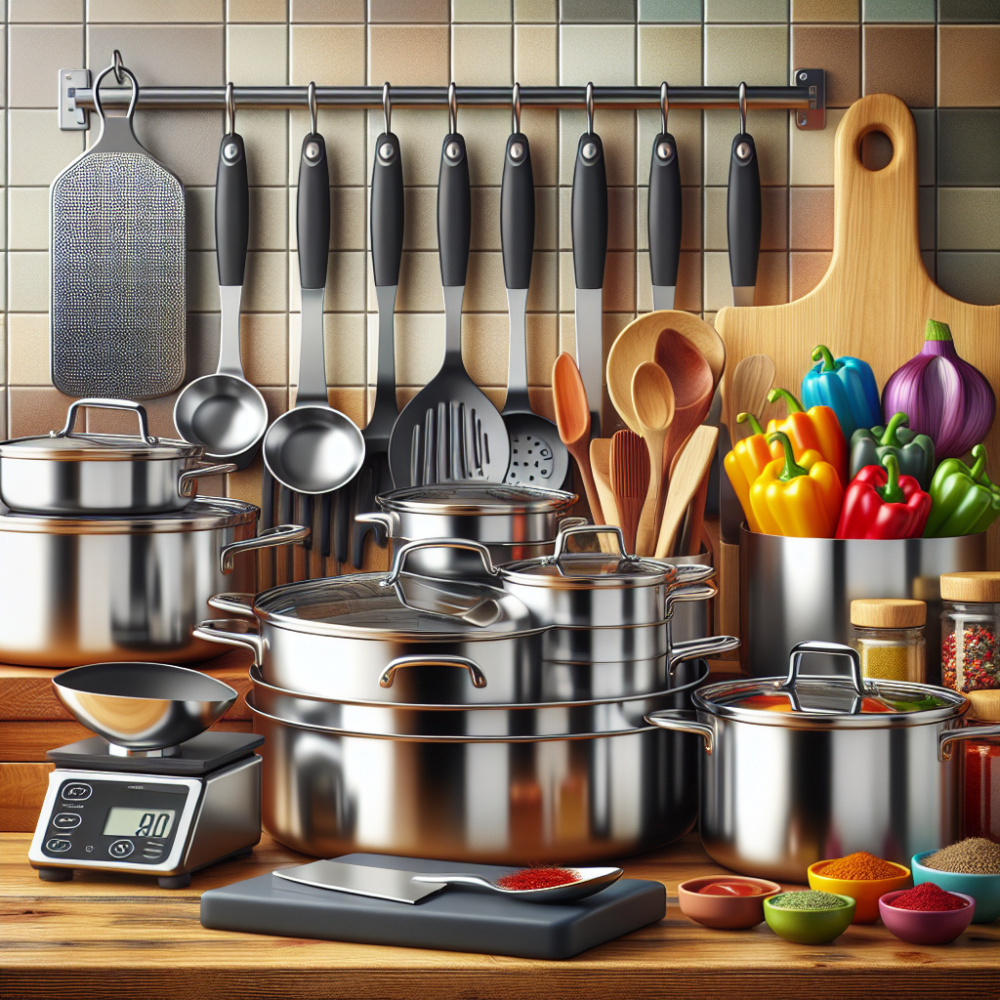 Utensilios básicos para un chef casero