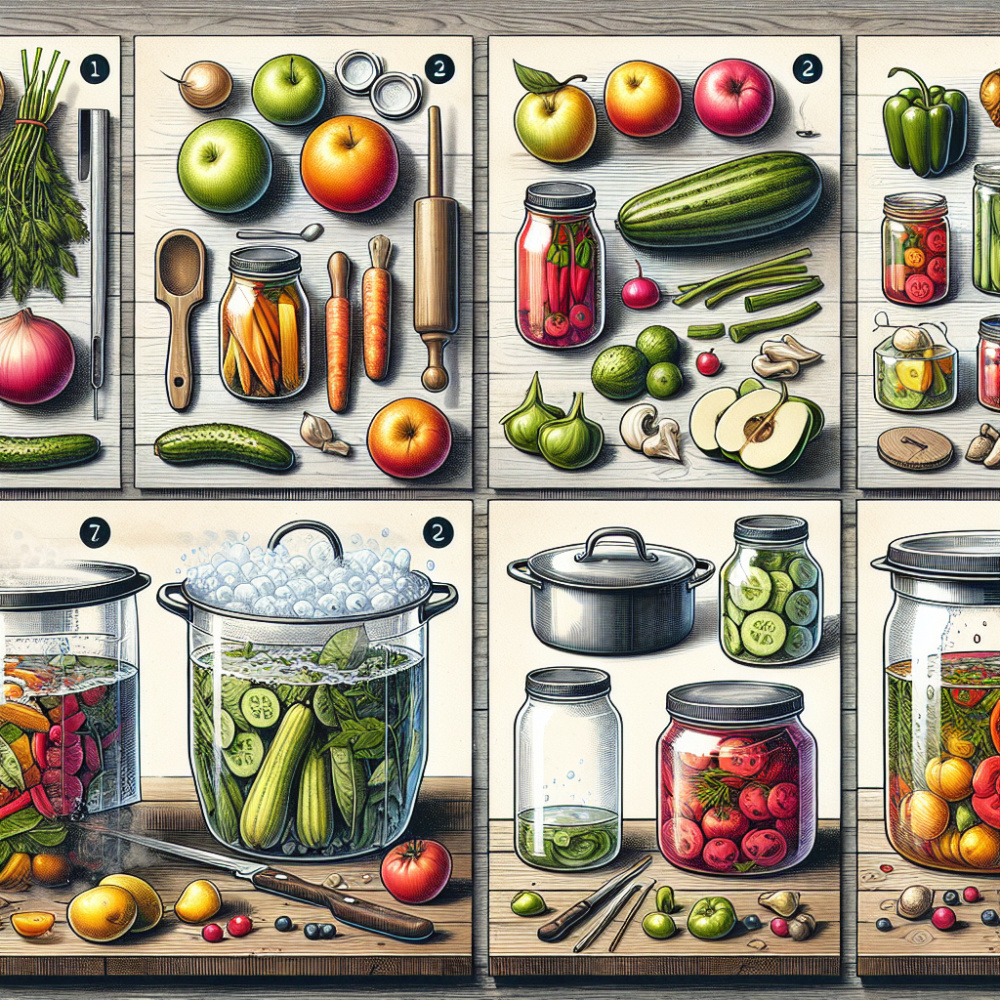 Cómo hacer conservas de frutas y verduras