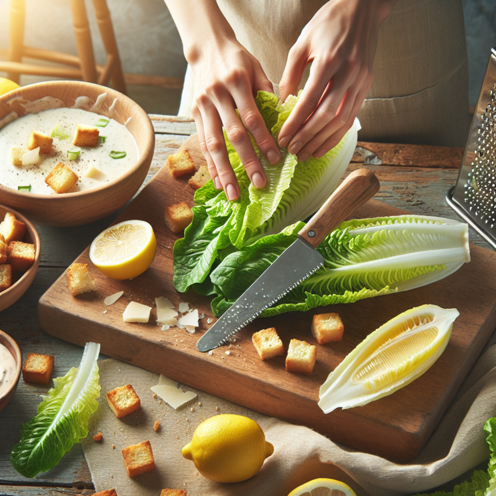 Cómo Preparar una Ensalada César Clásica