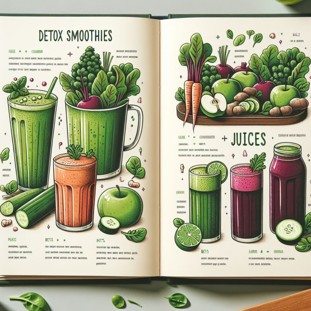 Recetas de batidos y jugos detox