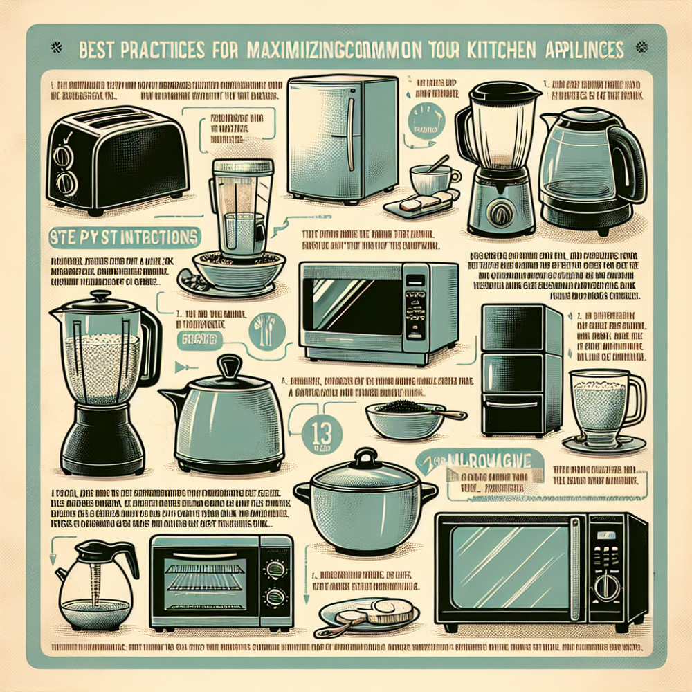 Cómo Aprovechar al Máximo los Electrodomésticos de Cocina