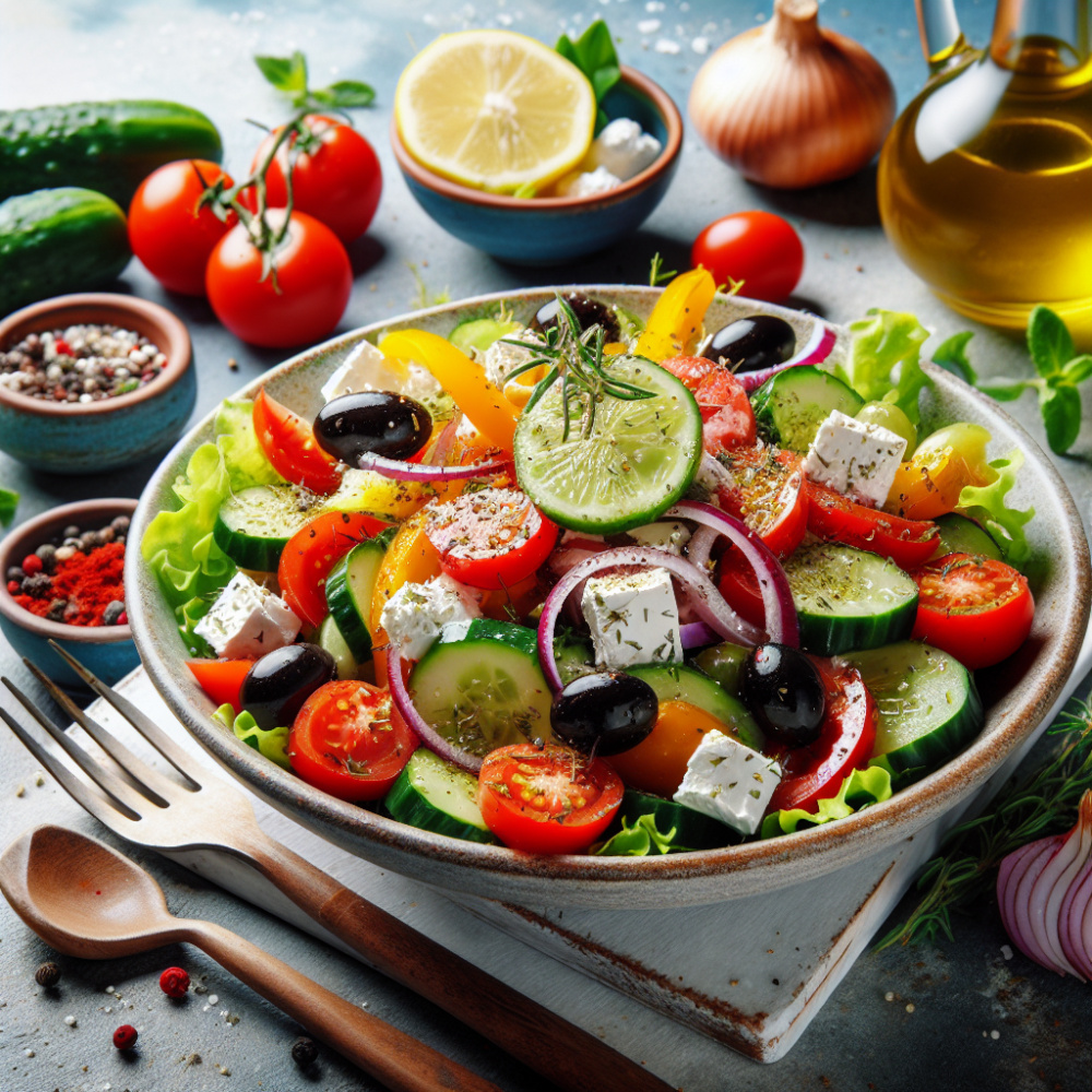 Recetas de Ensaladas Griegas Auténticas y Refrescantes