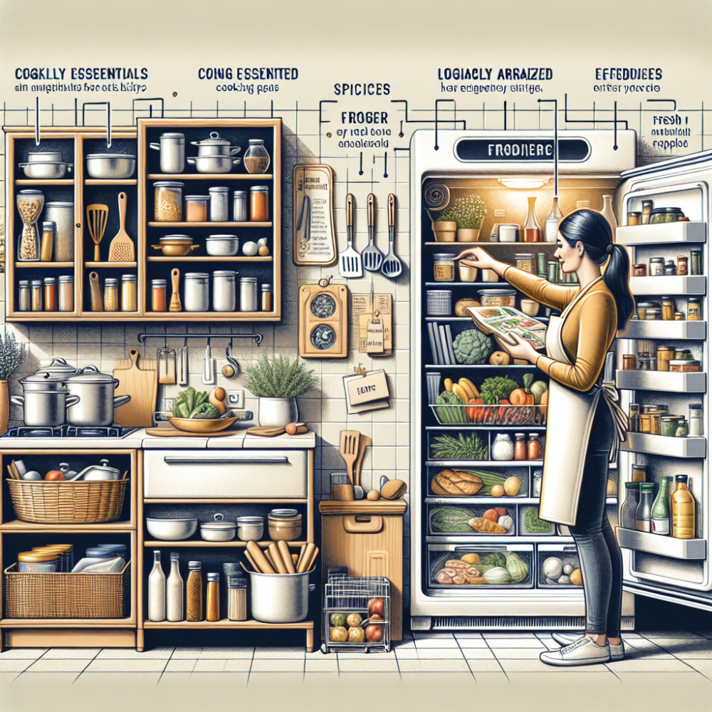 Cómo Organizar tu Cocina para Cocinar Más Eficientemente