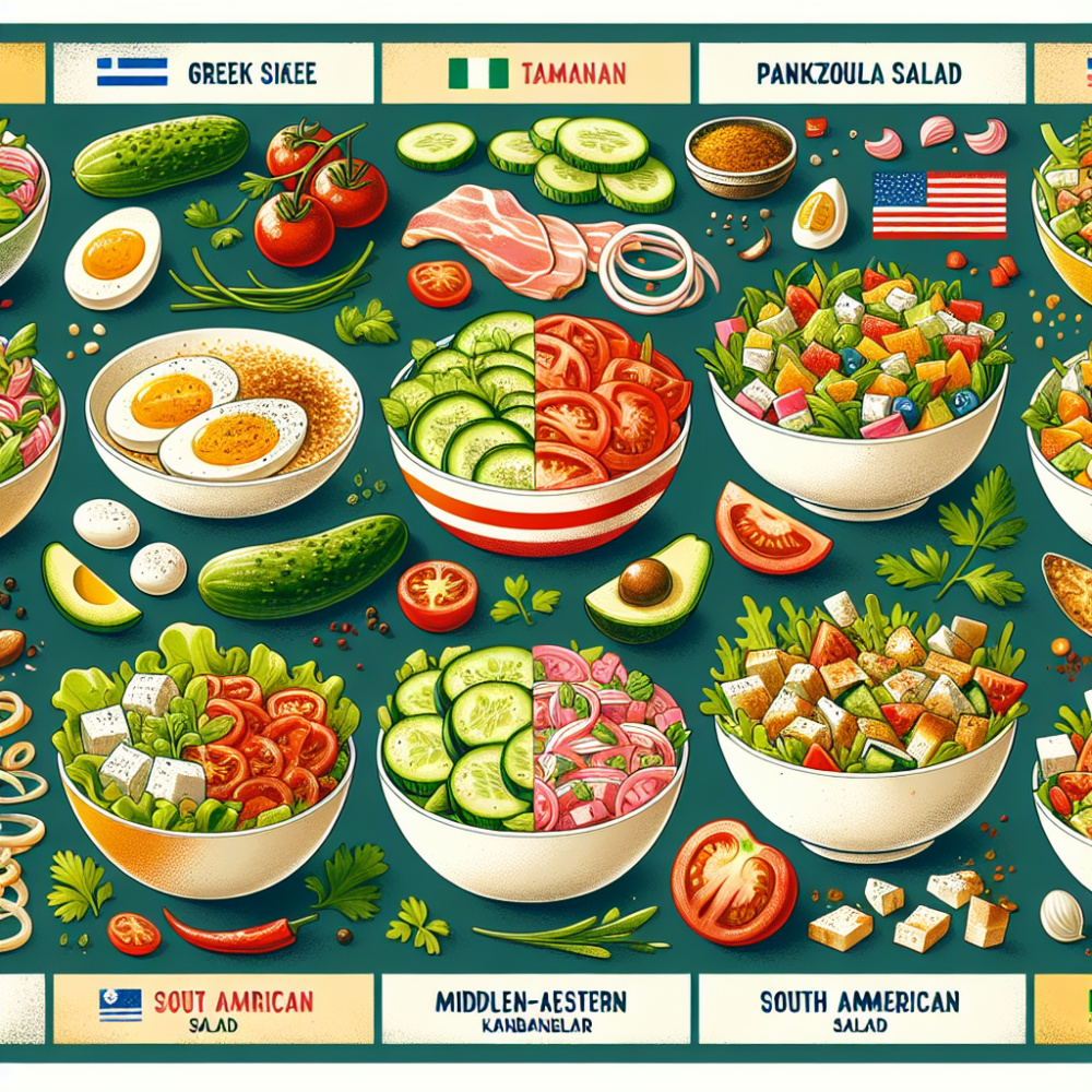 Recetas de ensaladas internacionales