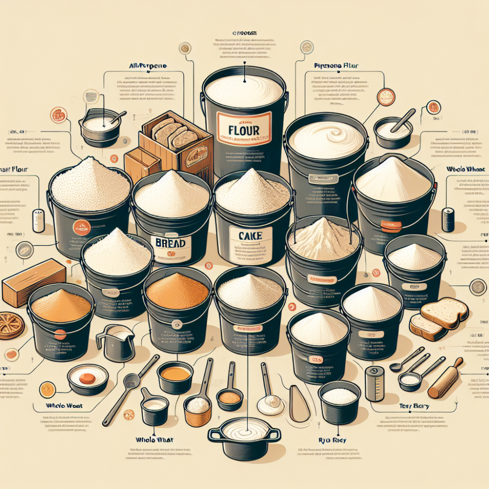 Cómo Elegir y Utilizar Diferentes Tipos de Harina