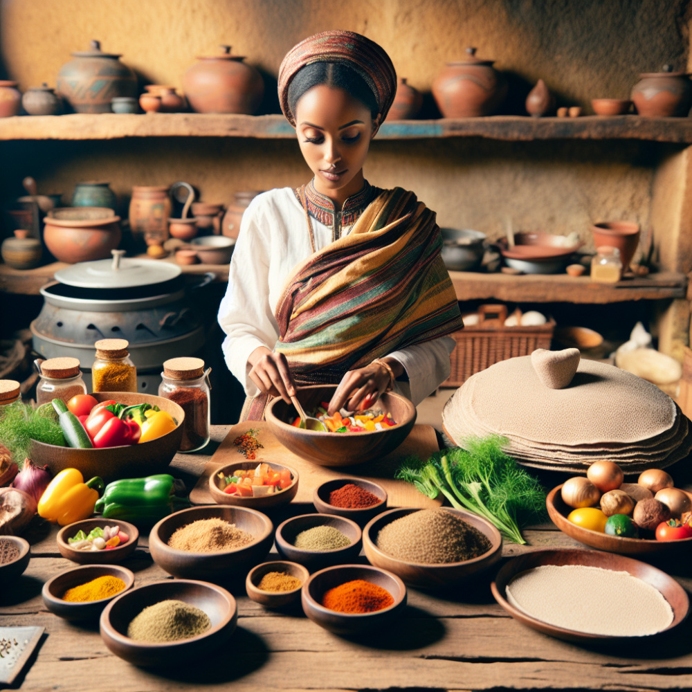 Introducción a la Cocina Etíope: Platos y Especias