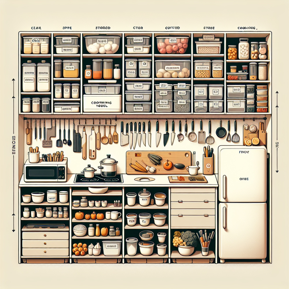 Cómo Organizar tu Cocina para Cocinar Más Eficientemente