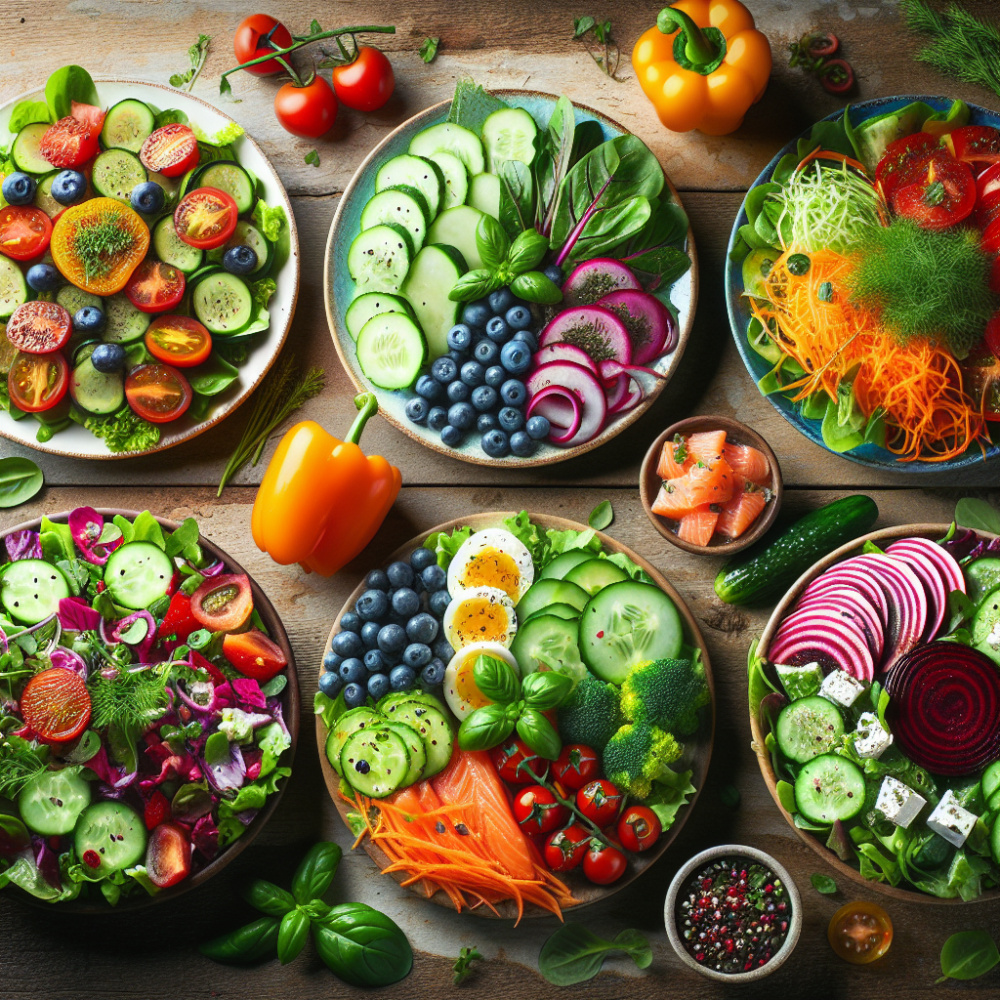 Recetas de ensaladas creativas y saludables