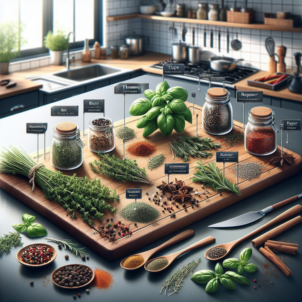 Guía de hierbas y especias en la cocina