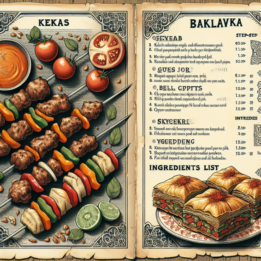 Recetas de Cocina Turca: Kebabs y Baklava