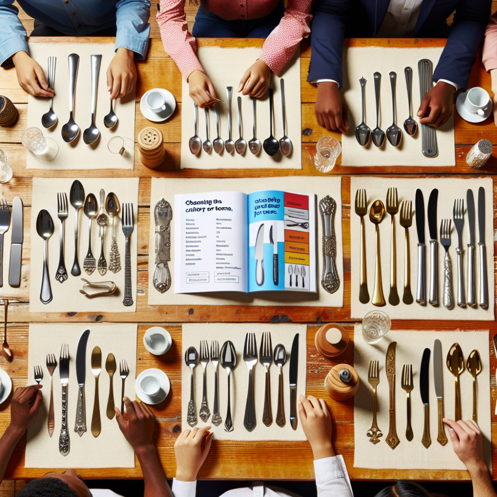 Cómo elegir el mejor set de cubiertos para tu hogar.
