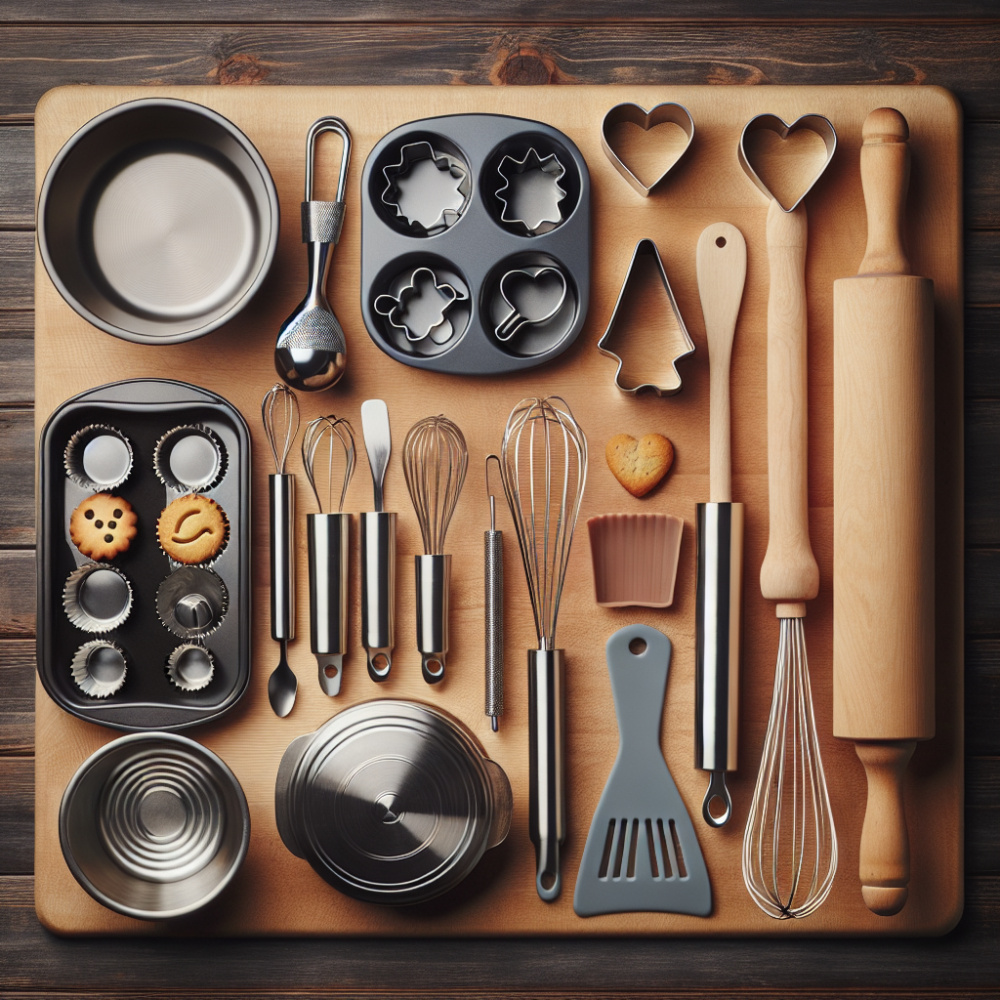 Utensilios de repostería para principiantes.