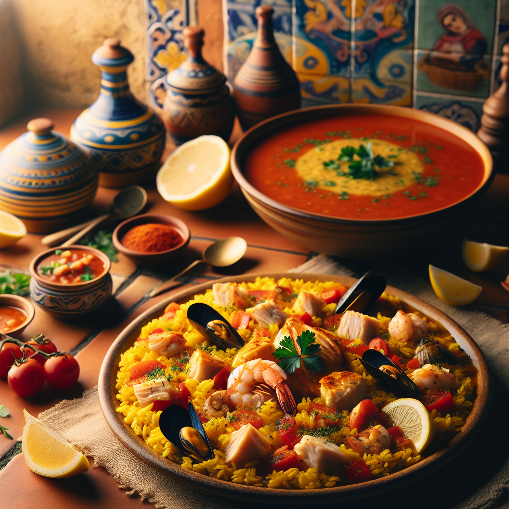 Cocina Española: Paella y Gazpacho para Principiantes