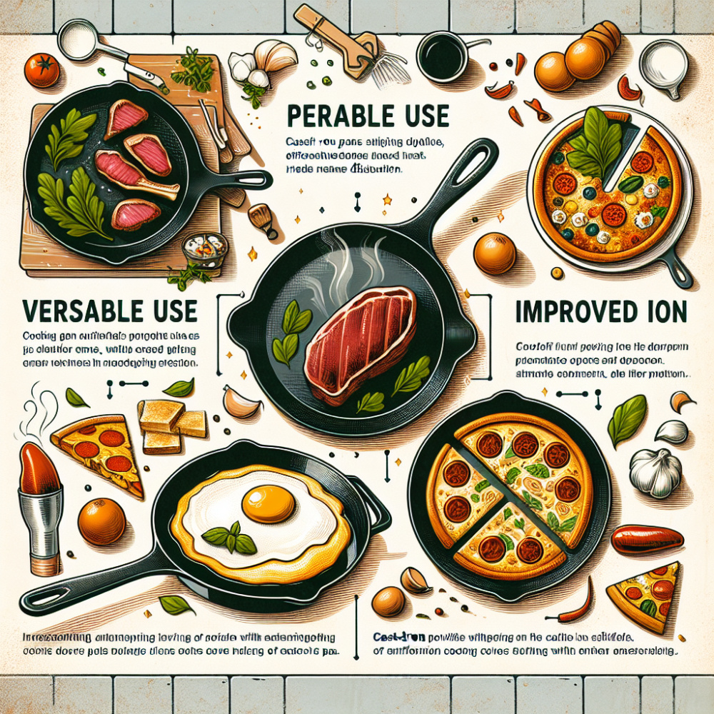 Beneficios de cocinar con sartenes de hierro fundido